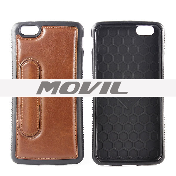 NP-2346 Funda de cuero tapa trasera ajuste perfecto para el iPhone 6  plus-10